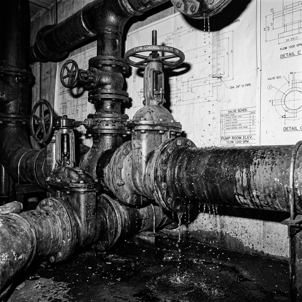 Suburban Water Supply Audit: Uncovering Contractor Default in 8 Wards